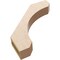 Ekena Millwork 3-inch W x 18-inch D x 18-inch H Legacy Rough Cedar Woodgrain TimberThane Knee Brace, Primed BRCUR03X18X18LECRCPR - alternate 2